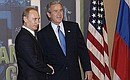 Meeting with President of the United States George W.Bush.