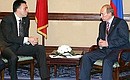 With President of Montenegro Filip Vujanovic.