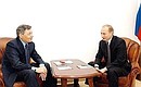 С губернатором Челябинской области Петром Суминым.
