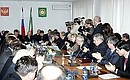 Первое заседание парламента Чеченской Республики.