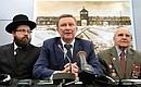 Sergei Ivanov answered journalists’ questions after the commemorative events marking the 70th anniversary of the liberation of prisoners from the Auschwitz concentration camp.