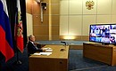 Videoconference meeting of the Russian Pobeda (Victory) Organising Committee.