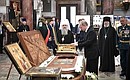 Посещение Морского собора святителя Николая Чудотворца в Кронштадте.