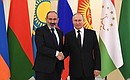 С Премьер-министром Республики Армения Николом Пашиняном.