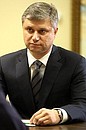 Russian Railways CEO Oleg Belozerov.