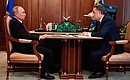 С генеральным директором акционерного общества «ДОМ.РФ» Виталием Мутко.