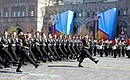 Военный парад в ознаменование 68-й годовщины Победы в Великой Отечественной войне.