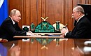 С президентом ПАО «Транснефть» Николаем Токаревым.