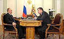 With Transmashholding President Andrei Bokarev.