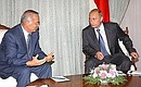 С Президентом Узбекистана Исламом Каримовым.