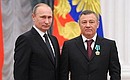 Arkady Rotenberg, first vice president of the Russian Judo Federation, received the Order of Friendship.
