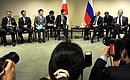 Встреча с Премьер-министром Японии Синдзо Абэ.