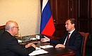 With Governor of Orenburg Region Yury Berg.