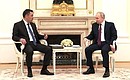Встреча с Президентом Киргизии Садыром Жапаровым. Фото: Михаил Метцель, ТАСС