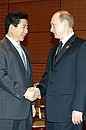 At the meeting with the President of the Republic of Korea Roh Moo-hyun.