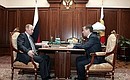With Dmitry Medvedev.
