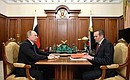 Рабочая встреча с Главой Чувашской Республики Михаилом Игнатьевым.