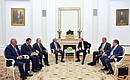 Встреча с Президентом Армении Сержем Саргсяном.