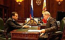 С Министром регионального развития Виктором Басаргиным.