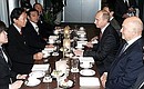 На встрече с представителями ассоциации депутатов парламента Японии «За дружбу с Россией».