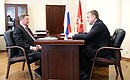Meeting with Acting Governor of Tula Region Alexei Dyumin.