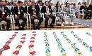Presentation of state decorations to winners of 23rd Olympic Winter Games in PyeongChang.