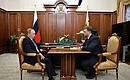 С губернатором Кировской области Никитой Белых.