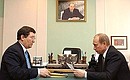 Рабочая встреча с губернатором Тамбовской области Олегом Бетиным.