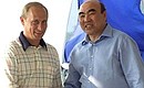 President Putin and Kyrgyz President Askar Akayev.