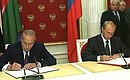 Президенты России и Азербайджана подписали соглашение «О разграничении сопредельных участков дна Каспийского моря».