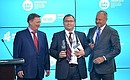 Chief of Staff of the Presidential Executive Office Sergei Ivanov presented the Development Award to several Russian companies for implementing the best projects in various sectors of the economy.
