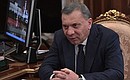 Заместитель Председателя Правительства Юрий Борисов.
