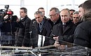 Vladimir Putin attended the opening ceremony of the central section of the Western High-Speed Diameter toll road in St Petersburg.