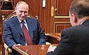 На встрече с губернатором Ивановской области Михаилом Менем.