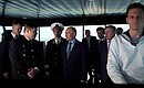 В ходе посещения Дальневосточного морского тренажёрного центра Морского государственного университета имени адмирала Г.И.Невельского.