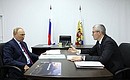 Meeting with Kamchatka Territory Governor Vladimir Solodov.