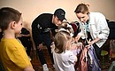 Maria Lvova-Belova made a working trip to the Donetsk People’s Republic. Photo by the press service of the Presidential Commissioner for Children's Rights