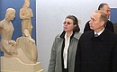 President Putin at the Acropolis Museum.