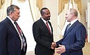 With Prime Minister of Ethiopia Abiy Ahmed ahead of Russia-Ethiopia talks. Photo: Alexei Danichev, RIA Novosti
