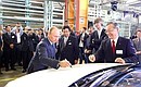 Владимир Путин принял участие в церемонии запуска автосборочной линии японского концерна «Мазда» на заводе «Соллерс».
