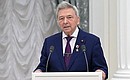 Presentation of state decorations in the Kremlin. Ivan Dedov, President of the National Medical Endocrinology Research Centre, receives the title of Hero of Labour of the Russian Federation.