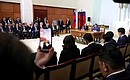 Press statements following Russian-Mongolian talks.