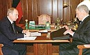 С губернатором Нижегородской области Геннадием Ходыревым.