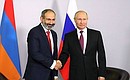 С Премьер-министром Республики Армения Николом Пашиняном.