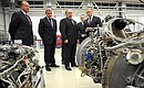 During a visit to the Klimov engine-building plant.