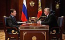 С Президентом Бурятии Вячеславом Наговицыным.