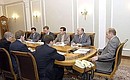 Совещание по подготовке Бюджетного послания на 2005 год.