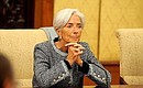 IMF Head Christine Lagarde.
