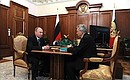 С вице-президентом Российской академии наук Иваном Дедовым.