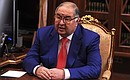 Russian businessman Alisher Usmanov.